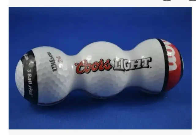 Coors Light Silver Bullet Pack of 3 Wilson Golf Balls in Golf in Kitchener / Waterloo - Image 2