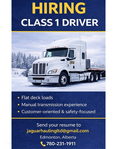 Class 1 Driver – Edmonton, AB, View more