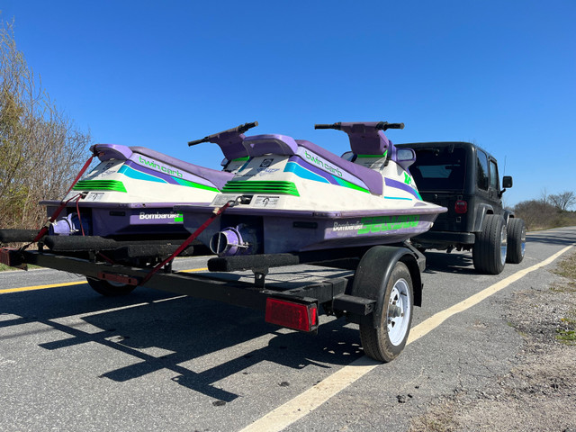 1989 seadoo with double trailer  in Personal Watercraft in Oshawa / Durham Region - Image 4