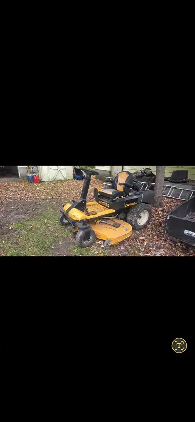 cub cadet z force commerical 60 inch Zero turn , View more