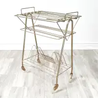 1950s BRASS WIRE RECORD PLAYER CART