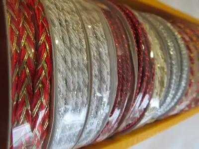 Ribbon for Christmas, Christmas string, Ribbon for decorating, View more