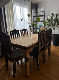 6 piece dining table set 