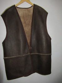 Sheepskin vest