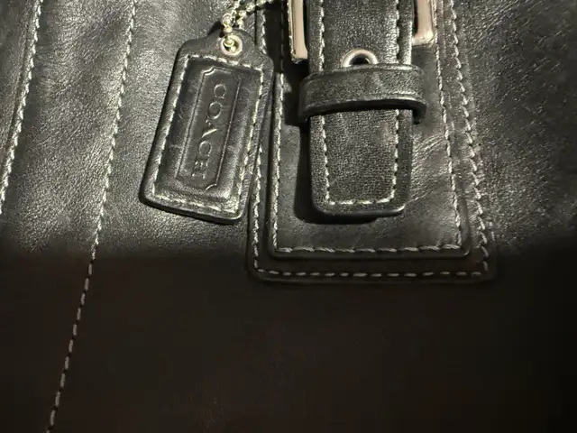 COACH Black Hamilton Satchel Shoulder Bag - Model F13811 in Women's - Bags & Wallets in Barrie - Image 6