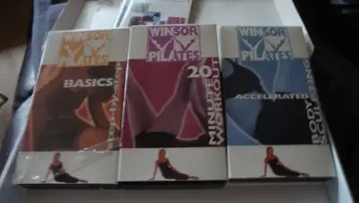 WINSOR PILATES WORKOUT TAPES FOR VCR P/U QUEENSLAND SE, View more