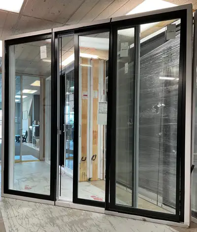 1440PP Porte patio Hybride 9’ Noire 107 3/16×95 1/2 ouv. Gauche, View more
