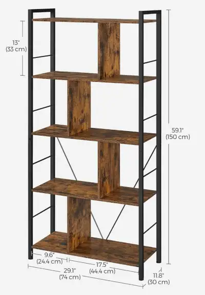 5 tier Bookshelf , View more