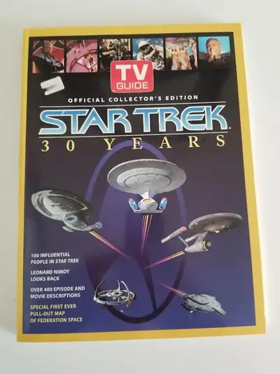 TV Guide's Official Collector's Edition Star Trek 30 Years magazine from 1996. Includes the original...