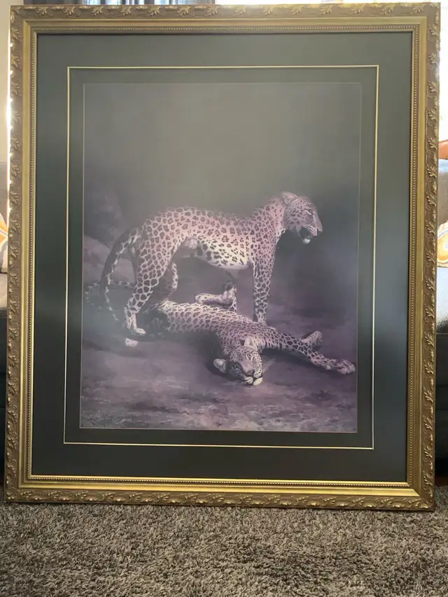 Two Leopards Playing in The Exeter Change Menageriel