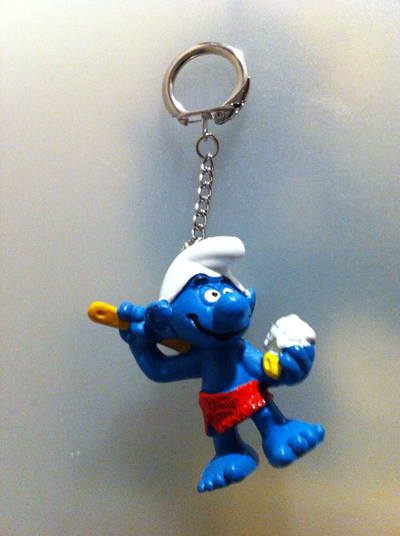 Smurfs - Vintage Bathing Smurf (KEY CHAIN), View more