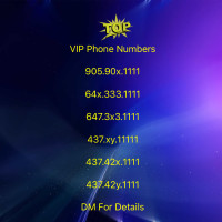 Our VIP numbers will elevate your business 416,647,905,437 Code