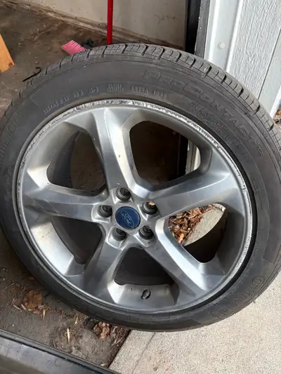 4 good condition tyres on rims - they are for a Ford Fusion that is no longer required 235/45/R18