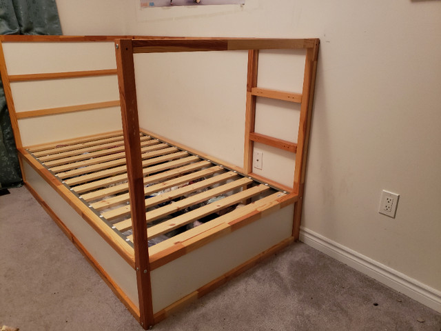 IKEA reversible twin bed $80 in Beds & Mattresses in Mississauga / Peel Region