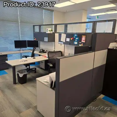 Teknion Cubicle Systems Furniture Workstation Divider Wall Panel, View more