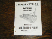 Minneapolis Moline 5000 Series Plow Repair Catalog R-2019A