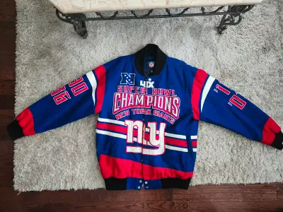 NFL NEW YORK GIANTS 4XCHAMPIONS JACKET, View more
