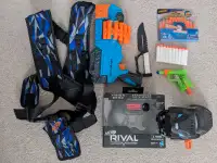 Nerf kit with mask and darts