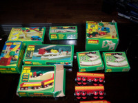 Brio Vintage Wooden Railway Train Lot Set Made In Swnede