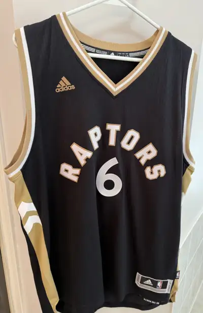 Drake Inspired Black and Gold Cory Joseph Toronto Raptor Jersey, View more
