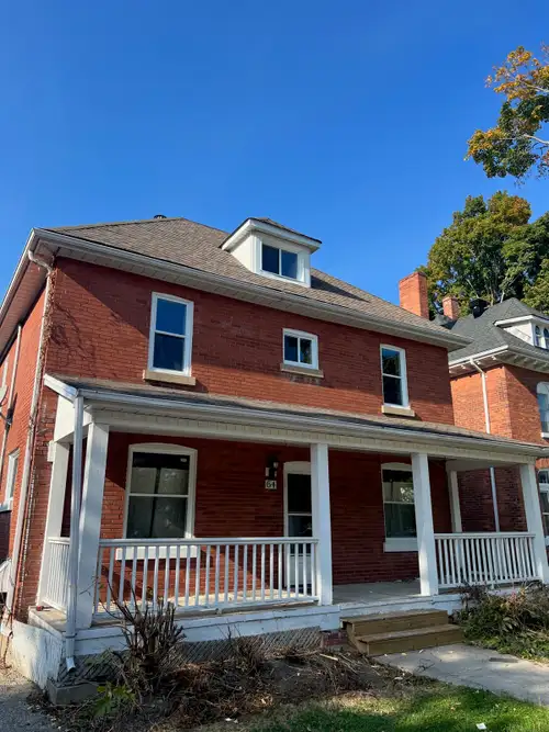 Enjoy this beautifully renovated two-bedroom loft apartment located in a charming historic building...