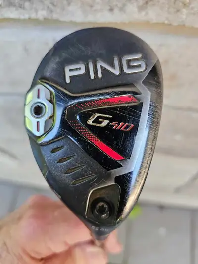 Ping G410 #5 Hybrid. Premium Stiff Shaft. Adjustable Loft . Head Cover. Good Grip. Excellent conditi...