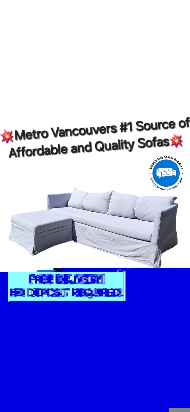 FREE DELIVERY ON SOFAS , SECTIONALS & FURNITURE - UP TO 90% OFF! in Couches & Futons in Vancouver - Image 7