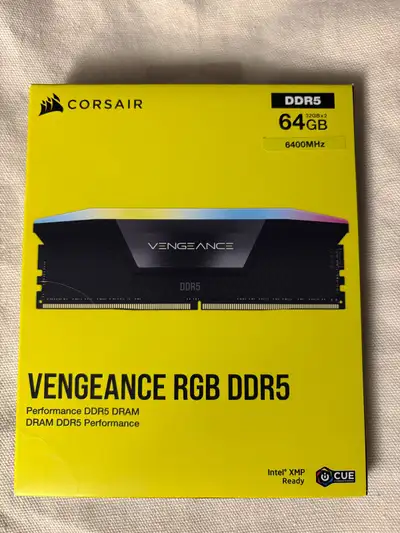 Corsair Vengeance RGB 64GB (2 x 32GB DDR5 6400MHz), View more