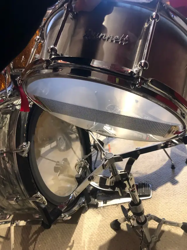 Dunnett 14x6.5 Stainless Steel Snare Drum in Drums & Percussion in City of Toronto - Image 4