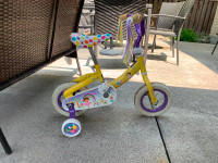 Dora bicycle with training wheels