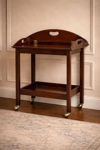 This Bombay Company tea cart is a beautiful and functional piece, perfect for serving guests or addi...