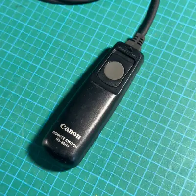 Please READ in full and VIEW all photos Perfect working shutter release. The Canon RS-80N3 remote sw...