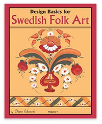 Design Basics for Swedish Folk Art Painting Guide Softcover Book