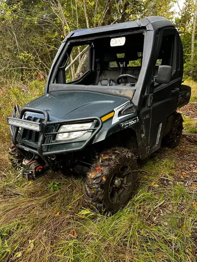 Enclosed cab, dump box, new rims, and tires, heat, windshield wiper, radio, runs great. May consider...