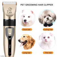 Cordless Pet Clippers Kit & Nail Grooming Trimmer/Grinder