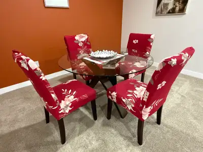 Glass Table and Chairs, View more