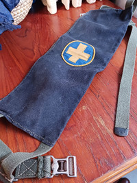 Ski Patrol First-Aid Pack, antique