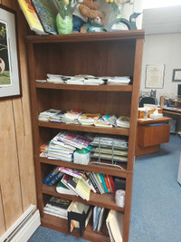 Teak book shelves 