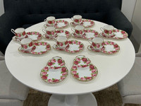 Royal Albert Bone China - Old English Rose Tea cups/Plates