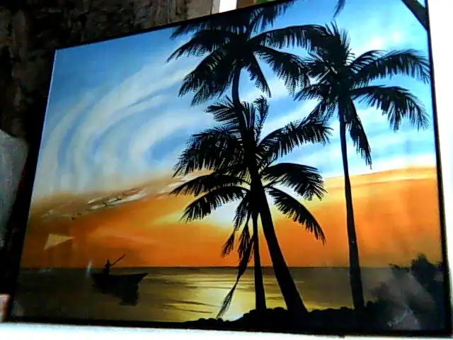 Painting/Picture Tropical Scene on Canvas in Arts & Collectibles in Burnaby/New Westminster - Image 2