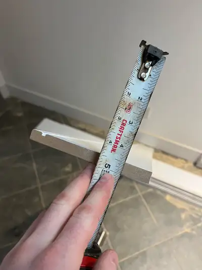 5.5”x1/2” primed mdf baseboard, View more