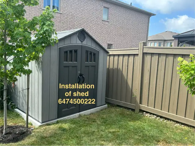 assembly of storage shed in Outdoor Tools & Storage in Markham / York Region - Image 4