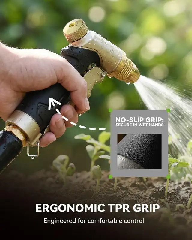 Metal Hose Nozzle Sprayer High Pressure Waterproof Garden Spraye in Outdoor Tools & Storage in Oshawa / Durham Region - Image 9