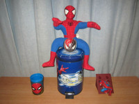 Spiderman Kids Bathroom Accessories for Boys + BONUS