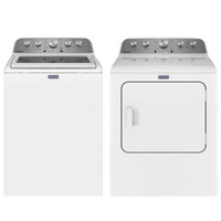 Maytag 2-piece White Laundry Suite - 5.5 cu ft IEC and 7.0 cu ft