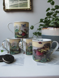 4 Mugs Hedgehog with Strawberry by Valerie Pfeiffer Malaysia