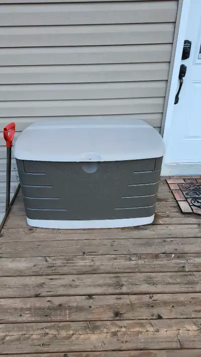 Rubbermaid 75 Gallon Medium Resin Outdoor Patio Storage Box, View more