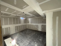 Drywall install and finishing.