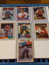 Vintage OPC Hockey Goalie Rookie Cards Fuhr,Vernon,Liut,Hextall