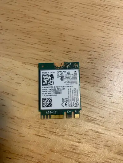 Module Wi-Fi – Intel Dual Band Wireless-AC 3165 (3165NGW), View more